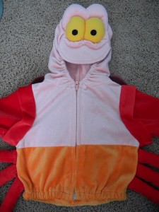 sebastian crab outfit