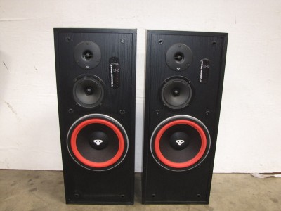 black powerful cerwin vega ls 10 floor speakers ebay black powerful cerwin vega ls 10 floor speakers ebay
