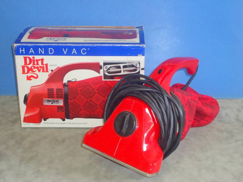 Dirt Devil Hand Vac Vacuum Model 103 Nice In Box w/ Instructions