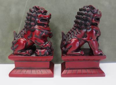 resin foo dog statues