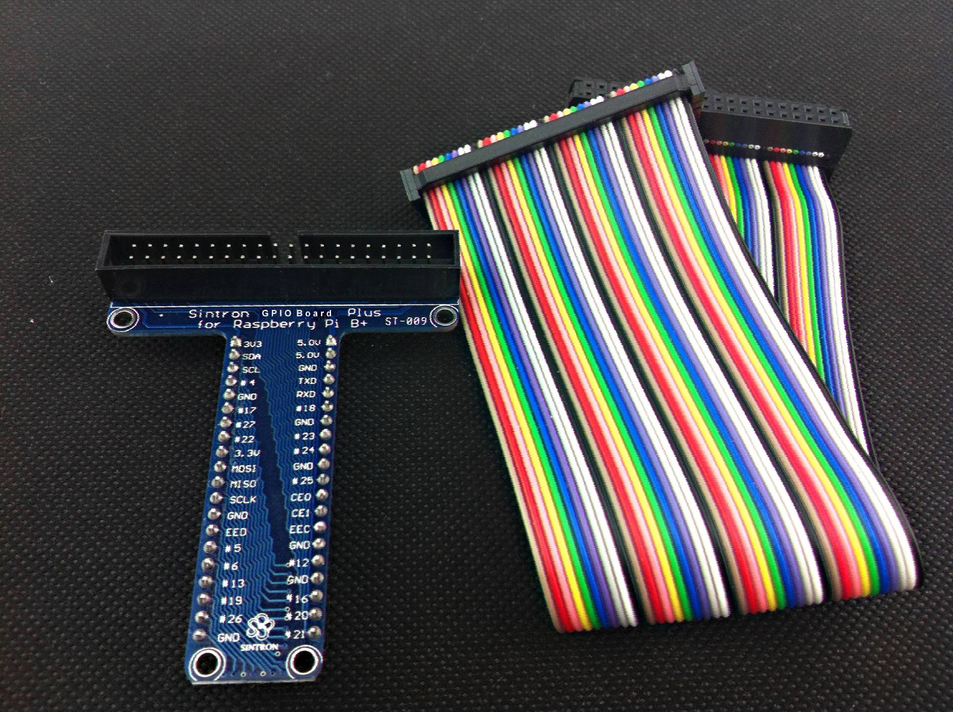 Sintron New 40pin Gpio Extension Board Color Ribbon Cable For Raspberry Pi B Ebay 9572