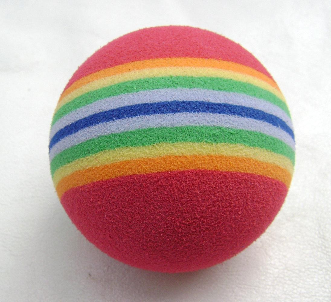 GOLFERS CLUB Rainbow Stripe Foam Golf Balls Striped Practice aid Ball