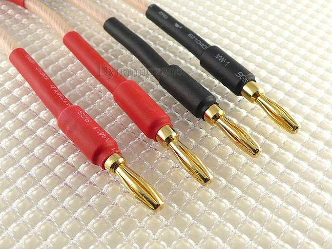 4N OFC Copper Speaker Jumper Cable Banana Plug for Audio Upgrade eBay