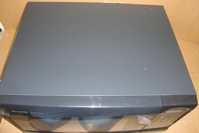 Sharp R 307nk Microwave Oven 1100w Black Paint Chipped On Popscreen Sharp R 307nk Microwave Oven 1100w Black Paint Chipped