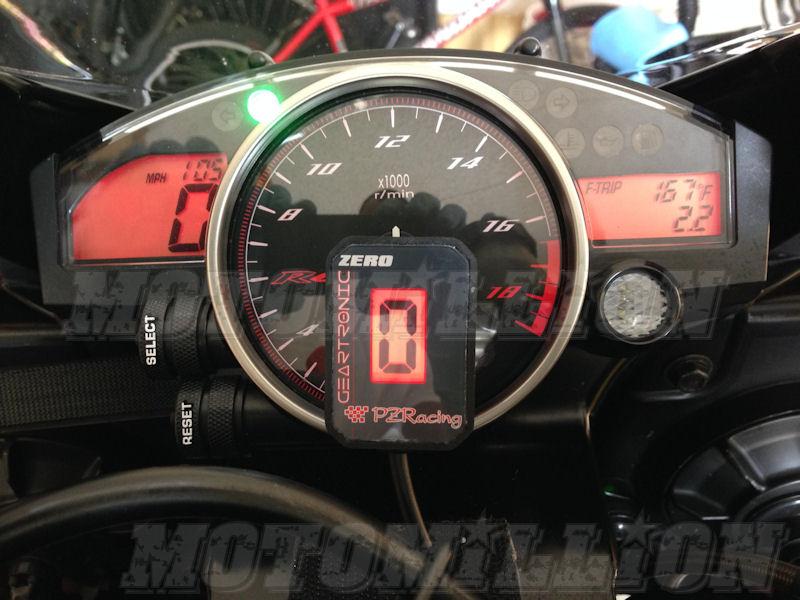 PZRacing GEAR INDICATOR YAMAHA YZF R6 FZ6 FAZER FZ8 XJ6 MT03 XT660