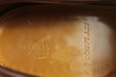 Casual Boat Shoes Mens on Mens Brown Allen Edmonds Key Largo Boat Shoes Vibram Leather Casual 12