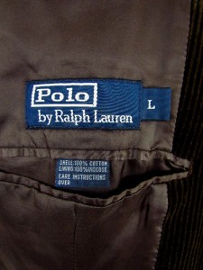 polo corduroy blazer