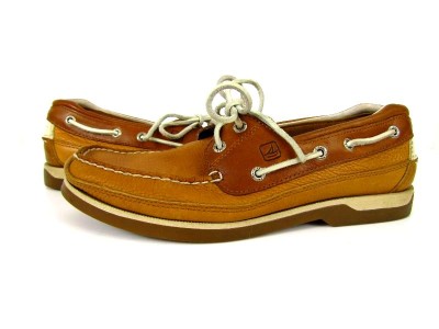 Sperry Boat Shoes  on Mens Caramel Sperry Top Sider Boat Shoes Leather Classic Oxfords Sz 9