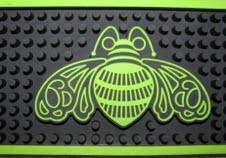 Patron Tequila Green Small Bar Rubber Rail Mat New On Popscreen