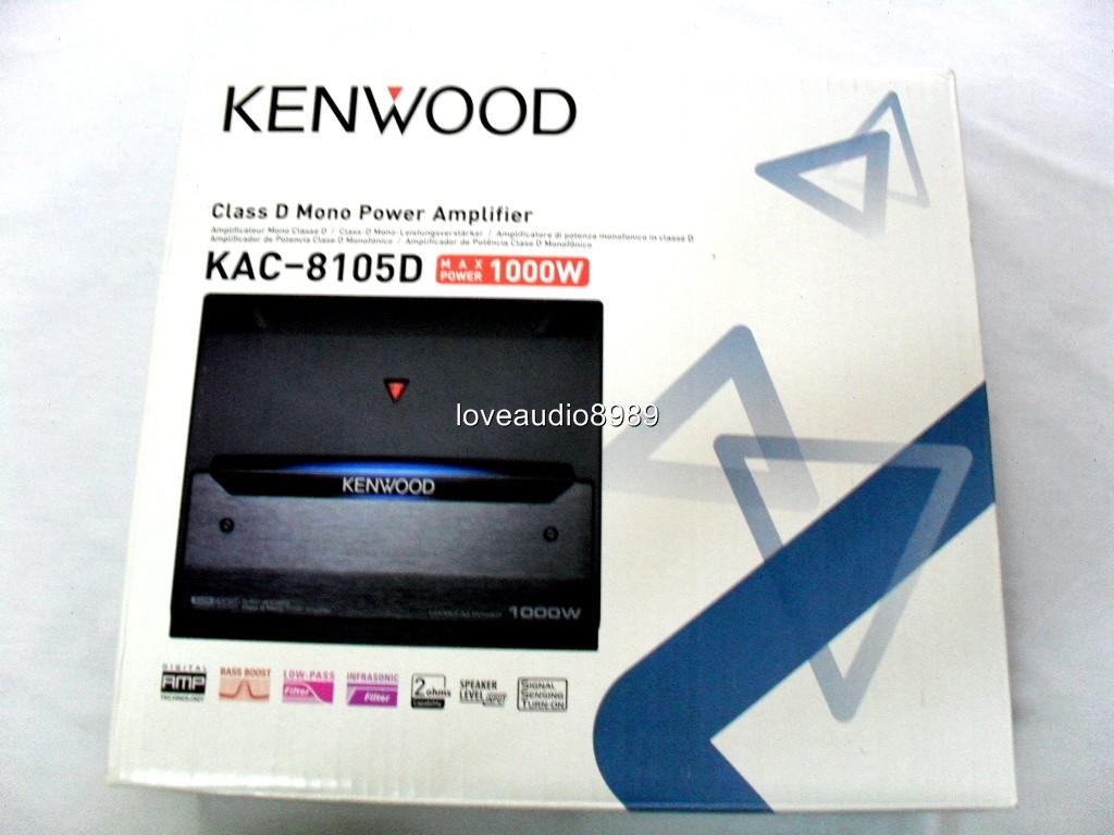 Kenwood KAC8105D Class D Mono Power Amplifier 1000W eBay