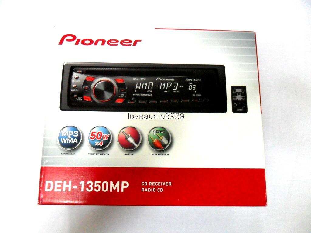 NEW 2011 Pioneer DEH 1350MP CD MP3 WMA CAR Audio Player eBay