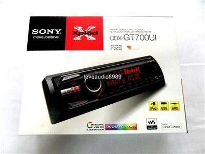 Ipod  Players on 2011 Sony Cdx Gt700ui Cd Mp3 Aac Usb Ipod Car Player   Ebay