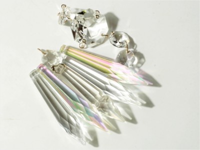 PRISMS GLASS CLEAR lot prisms CRYSTAL vintage CZECH glass prisms chandelier LAMP CHANDELIER vintage PRISMS GLASS CLEAR lot prisms CRYSTAL vintage CZECH glass prisms chandelier LAMP CHANDELIER vintage
