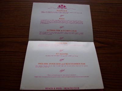 Ballts Hotel Atlantic City on 1970 Traymore Hotel Atlantic City Unique Menu Fold Out Ebay
