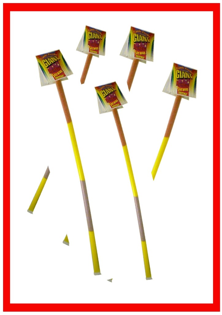 Bulk Lot 50 x Giant Rainbow Straws Sherbet Candy Kids ...