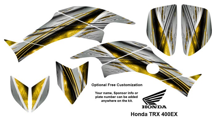 Honda 400 ex budweiser decals
