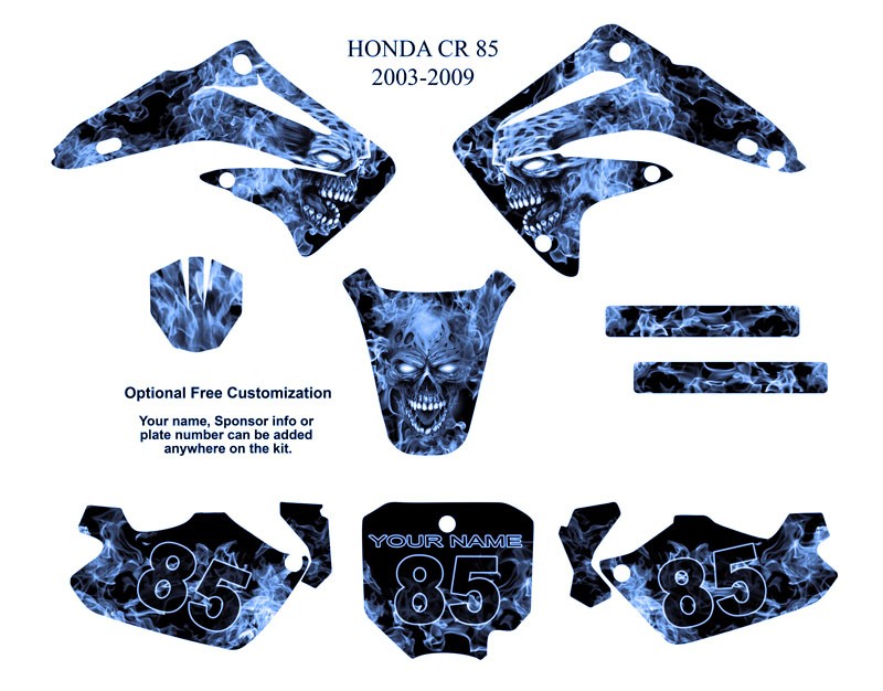 2003 Honda 400ex graphics kit