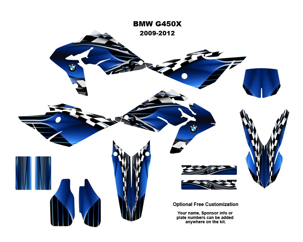 Bmw motorcycles g450x graphics kit