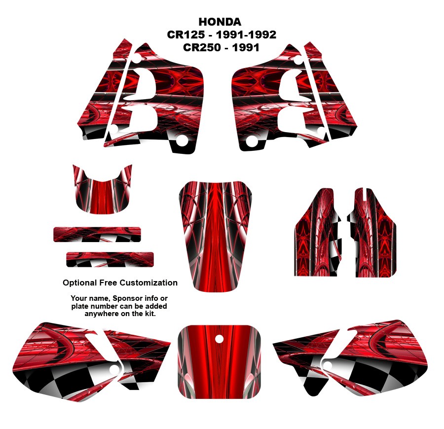 1991 Honda cr125 decals #4