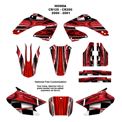 Mtx audio honda cr250 graphics #3