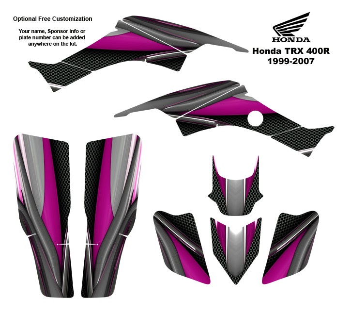 Honda trx400ex decals #7