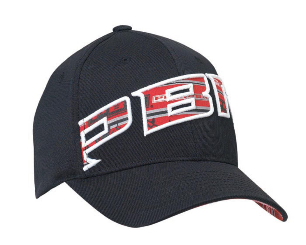 PBR Men's Letter Span Flex Fit Baseball Cap Black 1596601 eBay