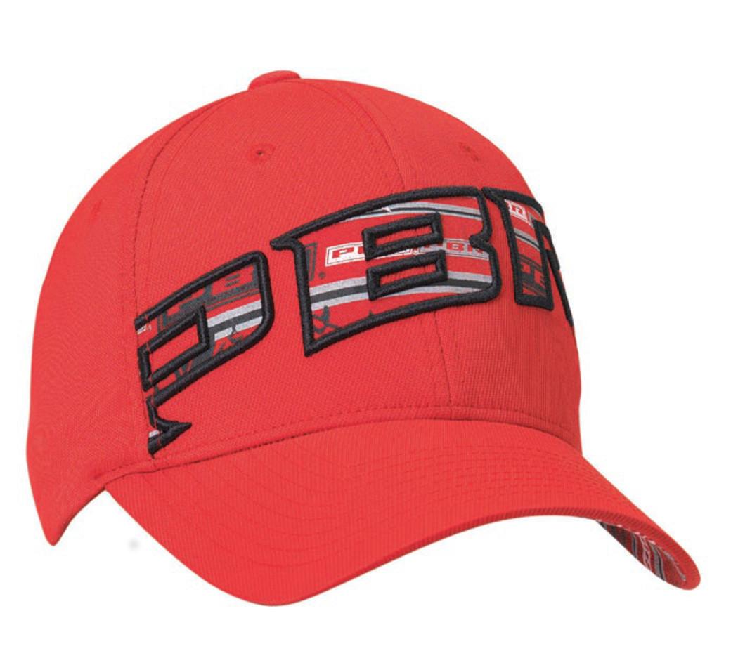 PBR Men's Letter Span Flex Fit Baseball Cap Red 1596604 eBay