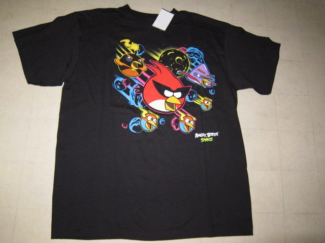 T-shirt Next Angry Birds Garçon 9-10 Ans - Bleu - Coton - Occasion Bon état