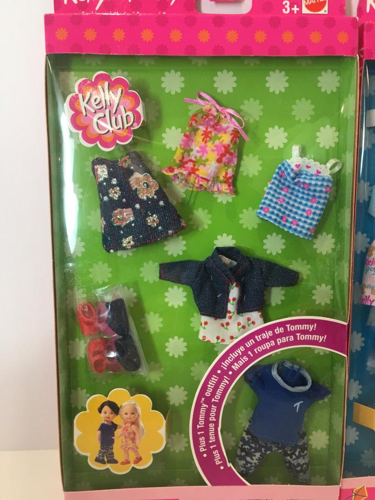 Barbie Tommy /& Kelly Club Doll Fashions Lot 2 Packs 2002 NRFB 10 Outfits Mint
