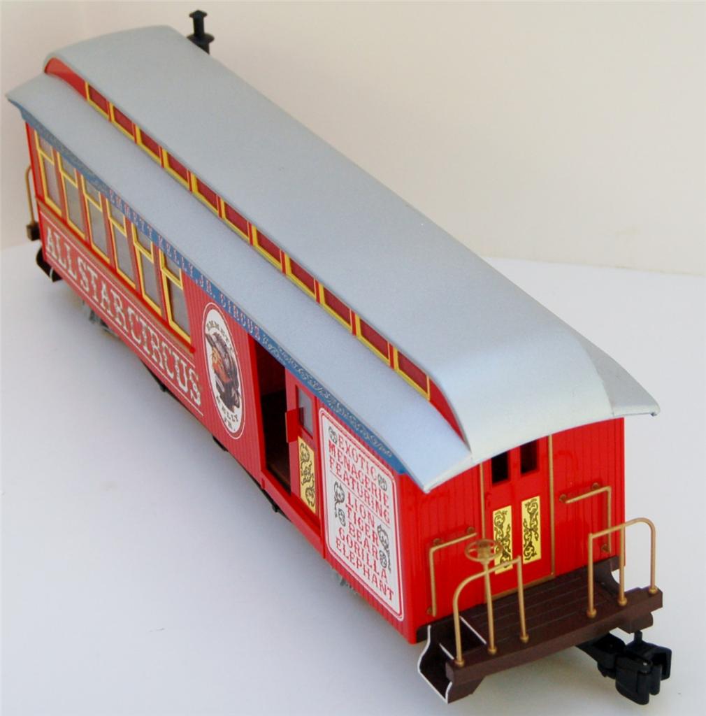 Bachmann G Gauge Circus Advertising Passenger Car Emmett Kelly Train