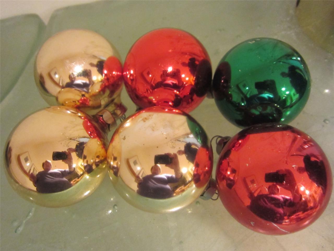 ornament vintage lot 7 rauch glass balls 1950 s 2 quot size ornament vintage lot 7 rauch glass balls 1950 s 2 quot size
