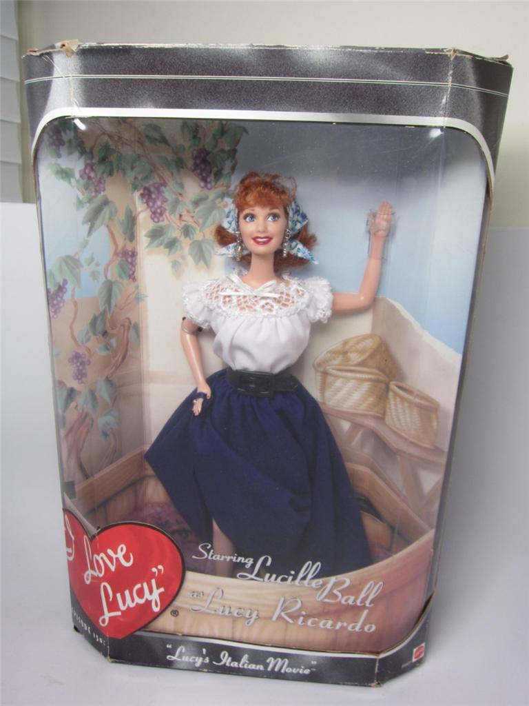 I Love Lucy S Italian Movie Mattel 1999 Doll New Nrfb Lucille Ball See