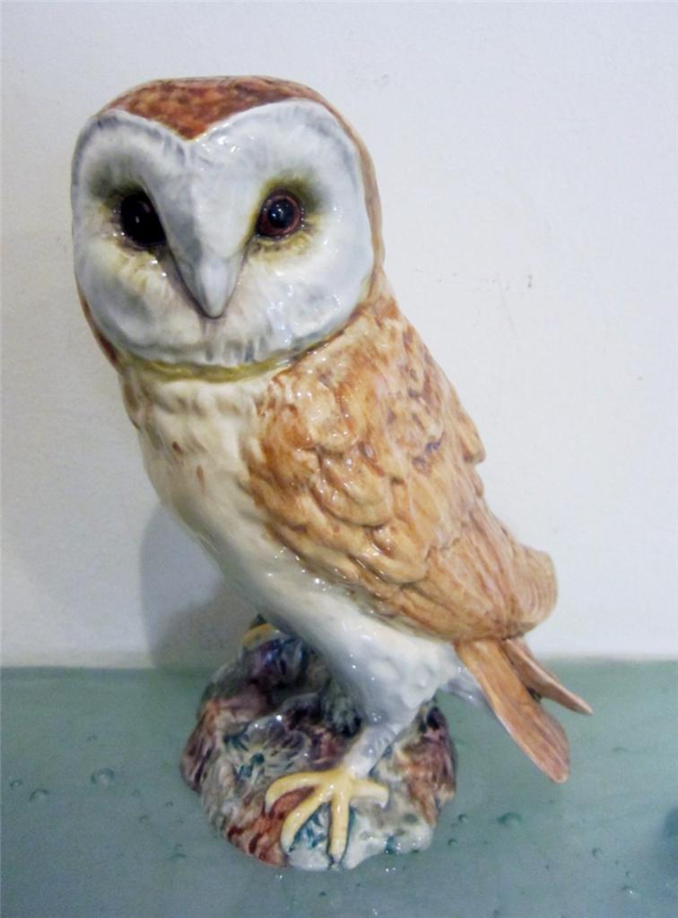 Beswick England Pottery BARN OWL Figurine Split Tail Large 1046 EARLY version EX eBay