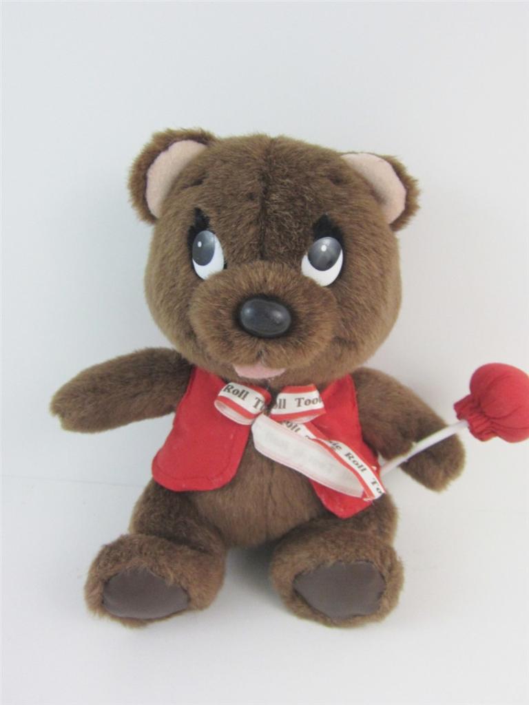 Tootsie Roll Pop Lollipop Teddy Bear Applause Heart Ticklers Plush