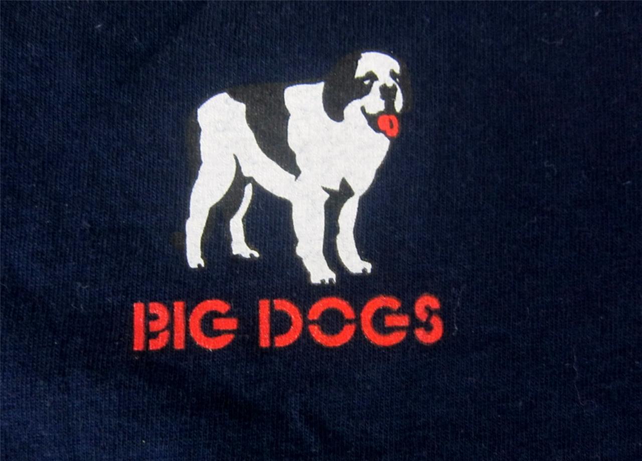 Mens Tee T Shirt Big Dogs Play Hardball Navy Blue Cotton Baseball Pitcher Sz XL eBay