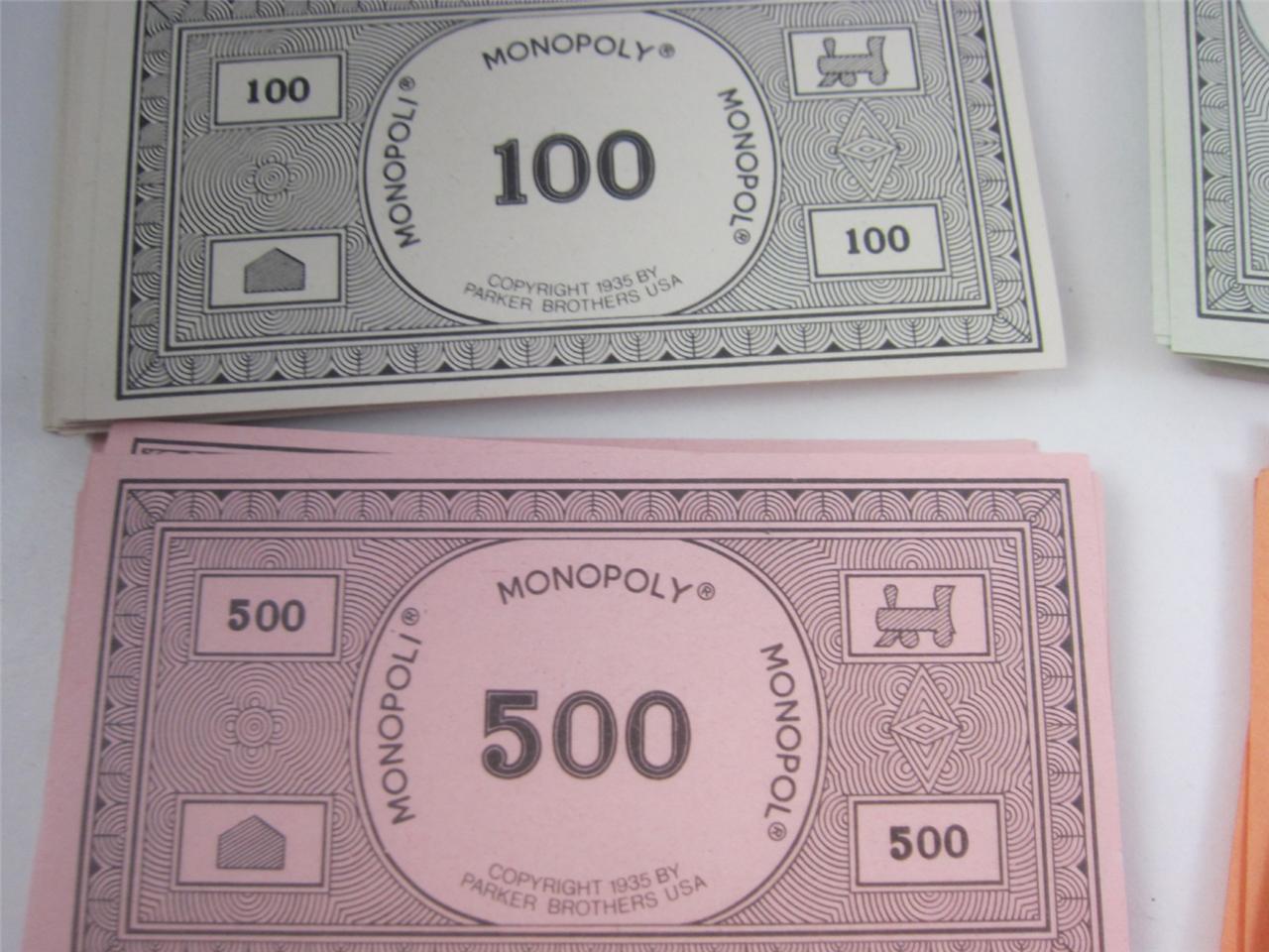 Monopoly 1985 French Language France Money &amp; Game, Property Cards Only ...