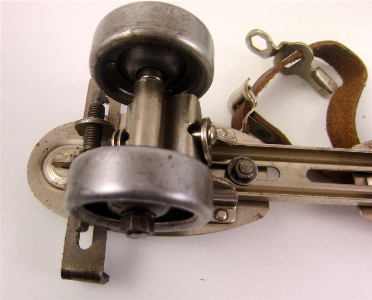 Roller Skates Chicago Vintage Adjustable w/Key Rare Great Condition Pat