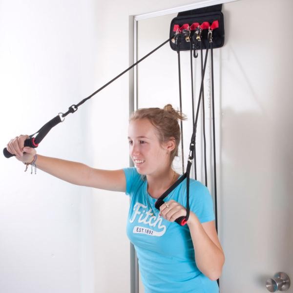 Power Resistance Gym Fitness Exercise Equipment Door Tower