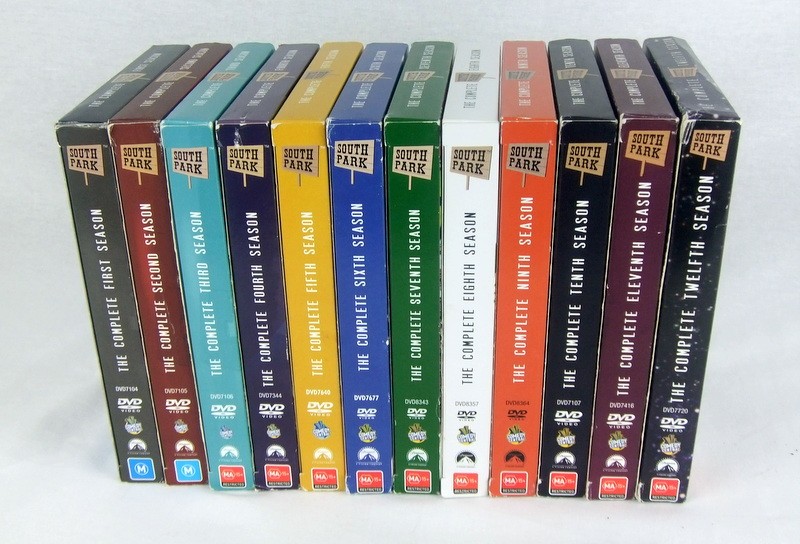 SOUTH PARK The Complete 1 2 3 4 5 6 7 8 9 10 11 12 DVD Box