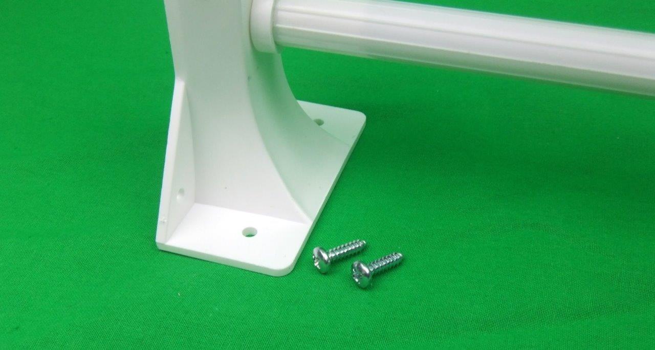 Tea Towel Rack 3 Arm Telescopic Slide Out Side Mounted Kitchen Rail