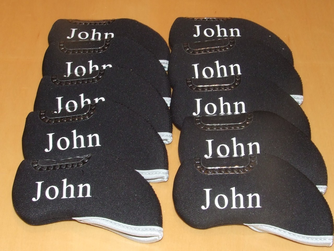 PERSONALIZED GOLF IRON HEAD COVERS. 10X IRON HEADCOVERS - Picture 12 of 12