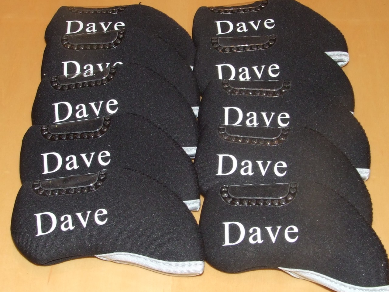 PERSONALIZED GOLF IRON HEAD COVERS. 10X IRON HEADCOVERS - Picture 7 of 12