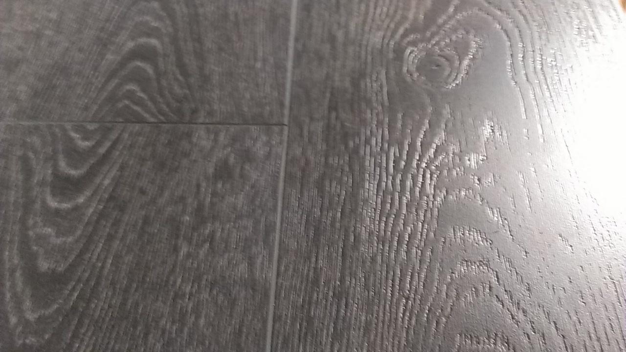 12mm Embossed In Register Laminate Floor/Flooring Smoke Grey eBay