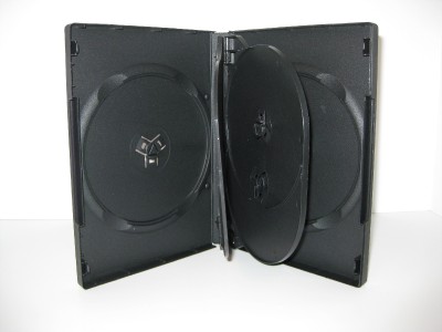 standard dvd cover size. Holds 5 full-size DVDs