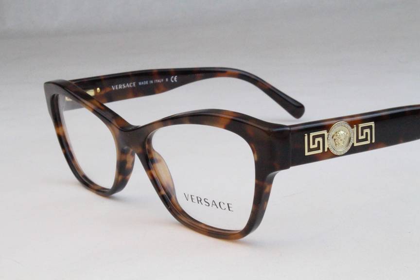 NEW Versace VE 3180 Eyeglasses Frames Havana Gold 944 ...