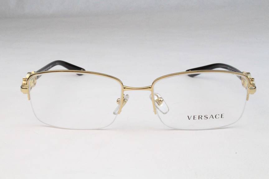 New Versace VE 1199 Eyeglasses Frames Gold Black 1002 Authentic 53mm eBay