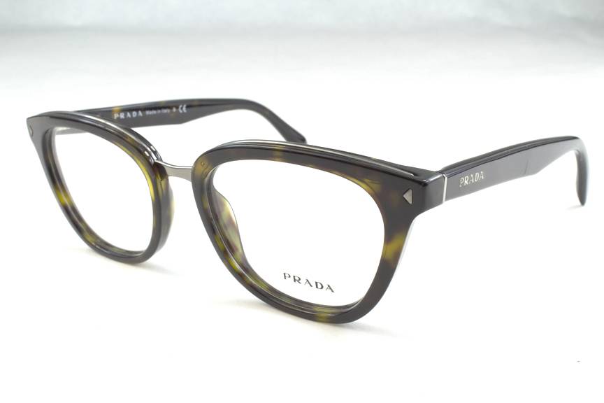 New Prada VPR06P Eyeglasses Frames Havana 2AU-1O1 ...