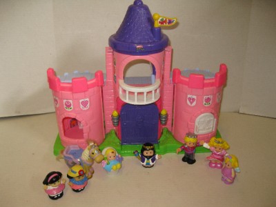 disney pink castle toy
