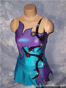 RHYTHMIC GYMNASTICS LEOTARD swarovski CUSTOM MADE