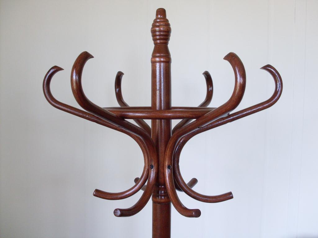 New Rotating Timber Wooden Coat Stand Hat Rack Jarrah eBay